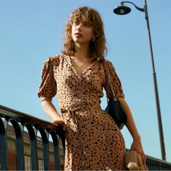 Rouje Paris Louisa Leopard Print Dress - Picture 3 of 11